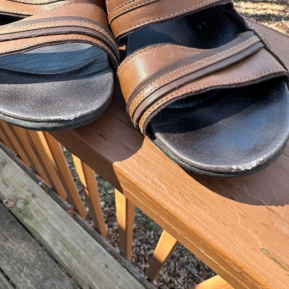 Merrell brown leather sandals - Picture 2 of 8